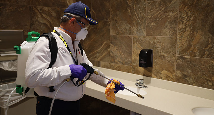 Sanitizing Bathroom Sink